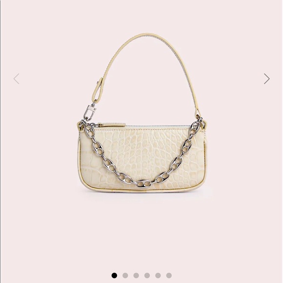 🔥🔥Stunning Lit By Far Mini Rachel bag in crocodile embossed leather - Picture 3 of 4